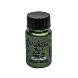 Farba akrylová Cadence Dora Metalic, zelená 50 ml