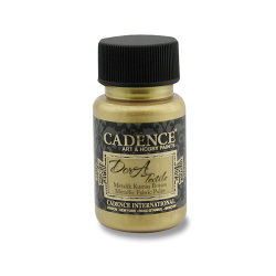 Textilná farba Cadence, metalická sýta zlatá, 50 ml