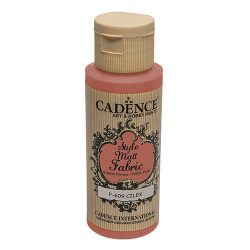 Textilná farba Cadence, Matt, červená, 59 ml