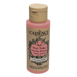 Textilná farba Cadence, Matt, ružová, 59 ml