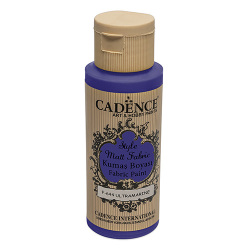 Textilná farba Cadence, Matt, tmavo modrá, 59 ml