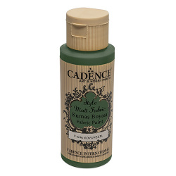 Textilná farba Cadence, Matt, tmavo zelená, 59 ml