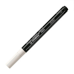 STABILO FREE: Akrylový popisovač - okrúhly hrot biely 1 - 2 mm