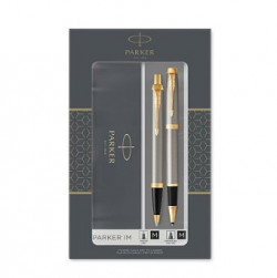Parker IM Brushed Metal GT súprava roller a guličkové pero