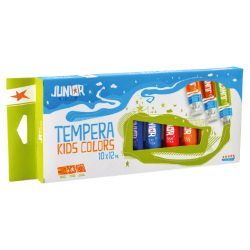 Temperové farby Junior sada 10 ks 12 ml