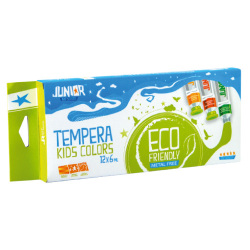 Temperové farby Junior sada 12 ks 6 ml