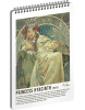 Špirálový blok Alfons Mucha 60 listov motív 4 A5 (Zuzana Vítková, Marek Dospěl, Wolf B. Oerter)