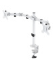 DELTACO GAM-040W, DUAL Držiak na monitory13"-32" w