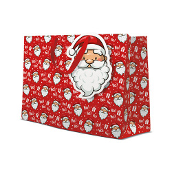 Darčeková taška PAW Ho ho ho, veľká 33,5x13x26,5 cm