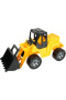 Bager Giga Trucks žltočierny 62 cm