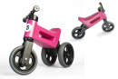 Odrážadlo Funny Wheels Rider Sport rúžové 2v1 -  od 18 mesiacov
