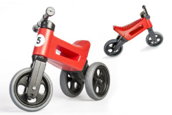 Odrážadlo Funny Wheels Rider Sport červené 2v1 - od 18 mesiacov