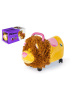 Odrážadlo FUNNY WHEELS Rider Ride-On levík 50 cm plyšový ružový 12m+