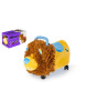 Odrážadlo FUNNY WHEELS Rider Ride-On levíček 50 cm plyšový modrý 12m+