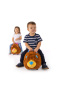 Odrážadlo FUNNY WHEELS Rider Ride-On levíček 50 cm plyšový modrý 12m+