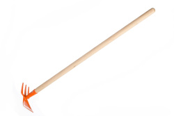 Motyka obojstranná oranžová s násadou 80 cm