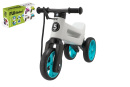 Odrážadlo FUNNY WHEELS Rider SuperSport bielo-tyrkysové 2v1 s popruhom 18m+