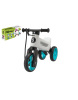 Odrážadlo FUNNY WHEELS Rider SuperSport bielo-tyrkysové 2v1 s popruhom 18m+