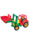 Auto traktor/nakladač s figúrkou aktívny s lyžicou 35 cm 24 m+