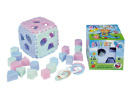 Baby set vkladacia kocka Mimi + hryzacie krúžky