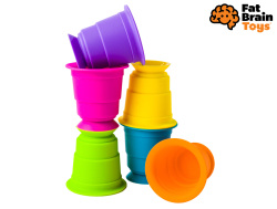 Fat Brain prísavkové poháriky suction kupz 6 kusov