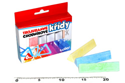 Trojhranné chodníkové kriedy – 6 kusov v balení