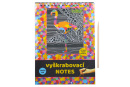 Vyškrabávací notes 14 x 20 cm 10 listov