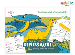Pracovní sešit Učím se malovat - Dinosauři (Lucie Škodová)