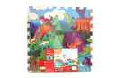 Mäkké puzzle/bloky na podlahu dinosauri 4 kusy 118 x 118 cm