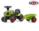 FALK Odrážadlo Baby Claas Axos s vlečkou