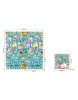 Mäkké puzzle/bloky mesto 4 kusy 118 x 118 cm