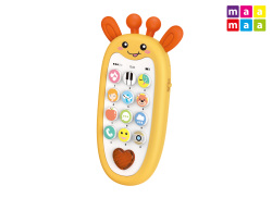 Maamaa telefón detský s efektmi žirafa 13,5 cm