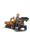 Falk Šliapací traktor Super oranžový