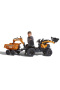 Falk Šliapací traktor Super oranžový