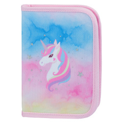 Baagl školský peračník klasik dvojchlopňový Rainbow Unicorn