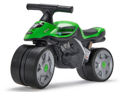 Falk odrážadlo Baby Moto Team Bud Racing zelené