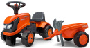 FALK 260C Baby Kubota ride-on traktor s prívesom