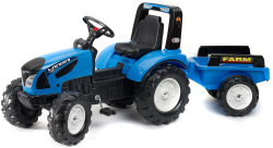FALK Šliapací traktor 3010AB Landini Serie 7 s vlečkou