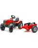 Falk Šliapací traktor 4010AB Massey Ferguson S8740 - červený