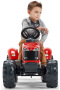 Falk Šliapací traktor 4010AB Massey Ferguson S8740 - červený