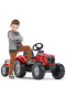 Falk Šliapací traktor 4010AB Massey Ferguson S8740 - červený
