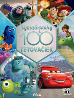 100 tetovačiek s vymaľovankami/ Pre chlapcov (Disney Pixar)