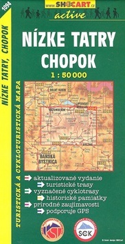 Nízké Tatry Chopok 1:50 000 (SHOCart)