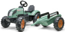 Šliapací traktor 1054AB - Farm Lander s vlečkou - zelený