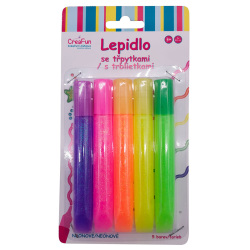 Lepidlo s trblietkami - sada 5 (52,5 ml)