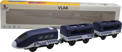 Vláčiky - Polícia s vagónmi na batérie