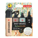Zvýrazňovač STABILO BOSS ORIGINAL Nature COLORS sada