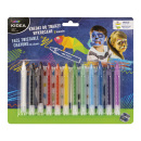 Farbičky na tvár Twist-up - 12 ks (sada)