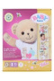 Zapf Creation Medvedík BABY born, biele oblečenie