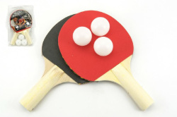 Sada stolný tenis 2 rakety + 3 loptičky 18 x 29 cm
